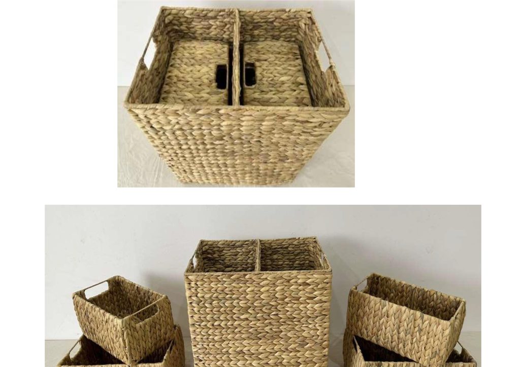 Basic Size Storage with Handles & React Totes – Iron Frame
Designed for everyday organization, this storage tote features a sturdy iron frame for lasting support and built-in handles for easy transport. Paired with a react tote, it offers a functional and stylish solution for storing household essentials. The natural design complements any room with a simple, clean look.